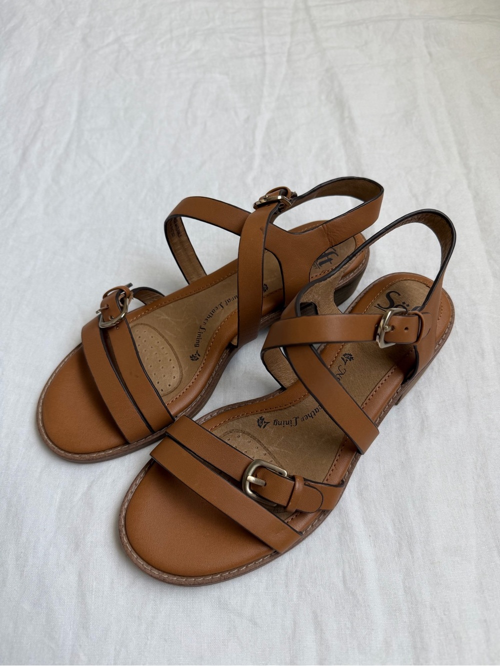 Söfft Nadie Strappy Leather Sandals 6 Women’s